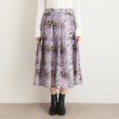 ローラアシュレイ(LAURA ASHLEY)の【サイドファスナー】ローズモア柄 シャンタンスカート9