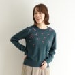 ローラアシュレイ(LAURA ASHLEY)の【ウール混／刺繍入り】ランナム柄プルオーバーニット5