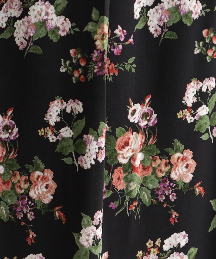 ローラアシュレイ(LAURA ASHLEY)の【洗える／ジャージ素材／同柄アイテムあり】ローズモア柄 スカート4