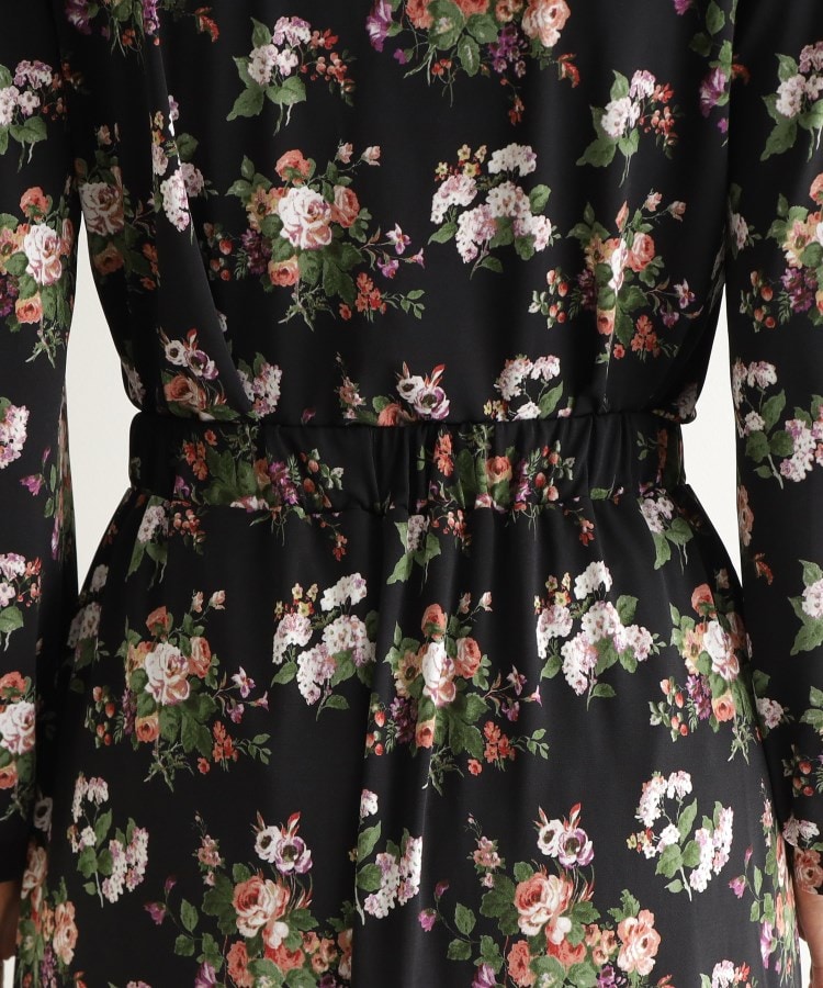 ローラアシュレイ(LAURA ASHLEY)の【洗える／ジャージ素材／同柄アイテムあり】ローズモア柄 スカート9