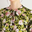 ローラアシュレイ(LAURA ASHLEY)の【WEB限定／ジャージ素材】ホットハウス フローラル柄ワンピース8