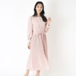 ローラアシュレイ(LAURA ASHLEY)の【洗える/ウエストリボン付き/同柄アイテムあり】マノーローズ柄ワンピース ピンク(172)