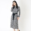 ローラアシュレイ(LAURA ASHLEY)の【洗える/ジャージ素材/同柄アイテムあり】パクストン ディッツィー柄 ワンピース ブラック(119)