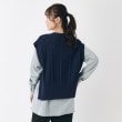 ローラアシュレイ(LAURA ASHLEY)の【洗える/メッシュ編み】ニットベスト10