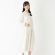 ローラアシュレイ(LAURA ASHLEY)の【洗える/ウエストゴム／同柄アイテムあり】シブソンジオ柄 ワンピース ホワイト(101)