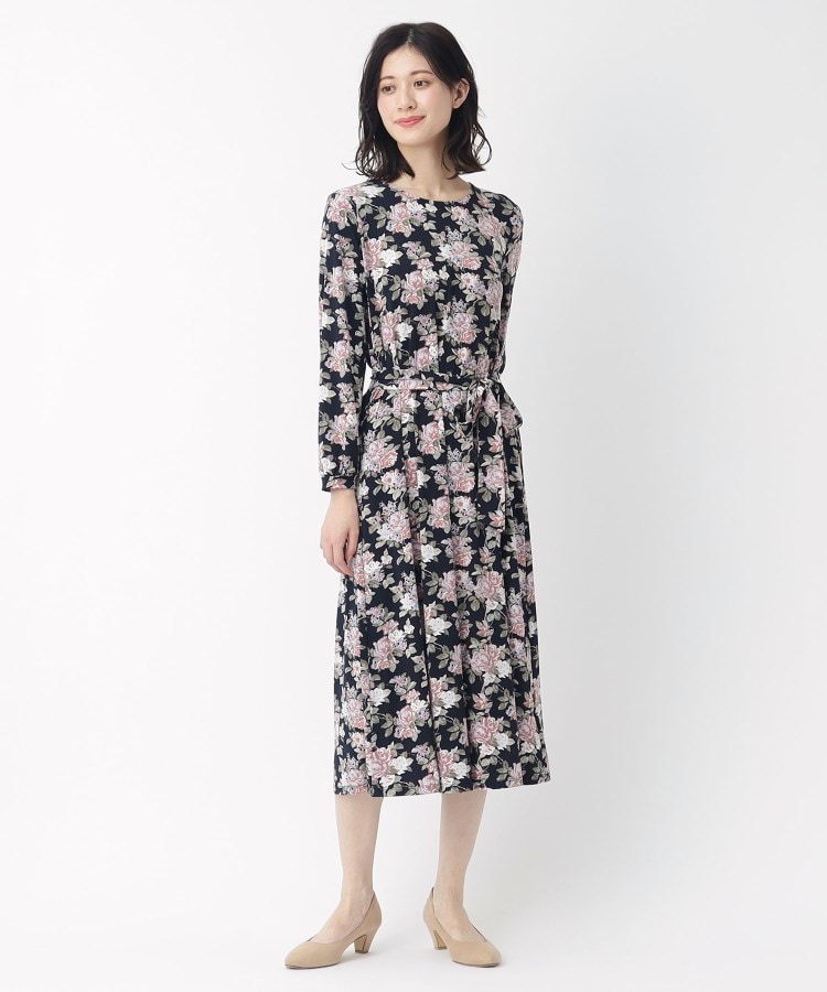 ローラアシュレイ(LAURA ASHLEY)の【人気柄！WEB限定デザイン／洗える／ジャージ素材／同柄アイテムあり】リディア柄ワンピース3