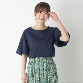 ローラアシュレイ(LAURA ASHLEY)の【天竺綿】袖バルーンプルオーバー