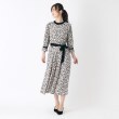 ローラアシュレイ(LAURA ASHLEY)の【ジャージ素材／ウエストリボン／同柄アイテムあり】】シャドウ フローラル柄 ワンピース2