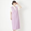 ローラアシュレイ(LAURA ASHLEY)の【ジャージ素材】ダブルクロスストレッチジャンスカ ピンク(071)