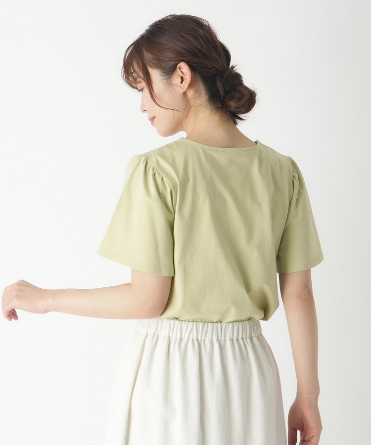 ローラアシュレイ(LAURA ASHLEY)の【身頃綿100％/洗える】フロントレースTシャツ6