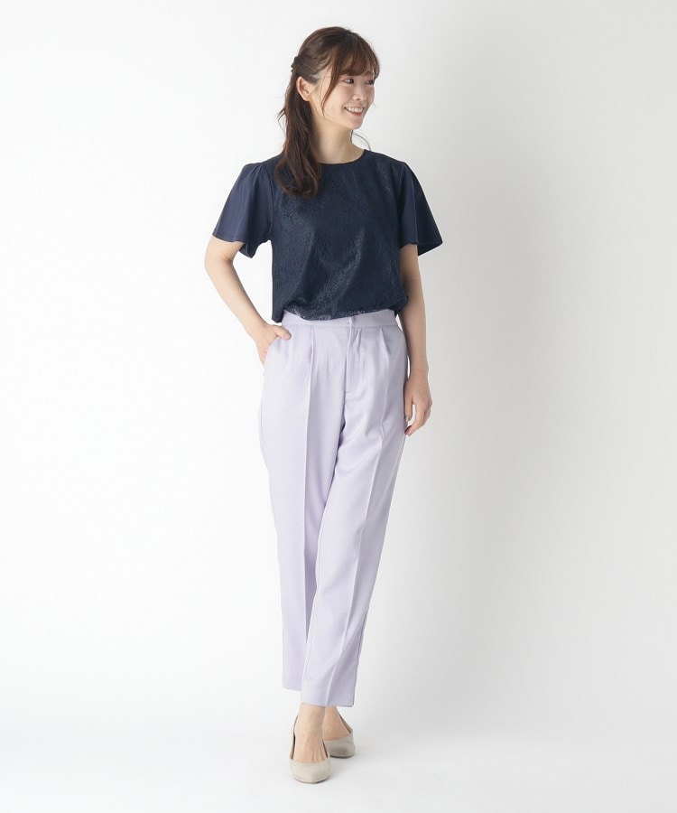 ローラアシュレイ(LAURA ASHLEY)の【身頃綿100％/洗える】フロントレースTシャツ11