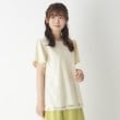 ローラアシュレイ(LAURA ASHLEY)の【身頃綿100％/洗える】フロントレースTシャツ オフホワイト(003)