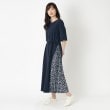 ローラアシュレイ(LAURA ASHLEY)の【ジャージ素材／同柄アイテムあり】サイドプリーツワンピース7