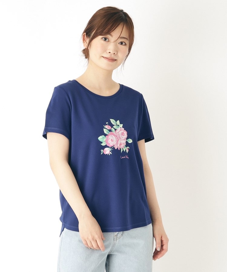 ローラアシュレイ(LAURA ASHLEY)の【大人気！接触冷感/4color/Lサイズあり】バンバリー柄 プリントTシャツ9