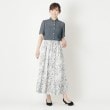 ローラアシュレイ(LAURA ASHLEY)の【シアー素材】楊柳スタンドフリルブラウス6