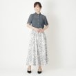 ローラアシュレイ(LAURA ASHLEY)の【シアー素材】楊柳スタンドフリルブラウス7