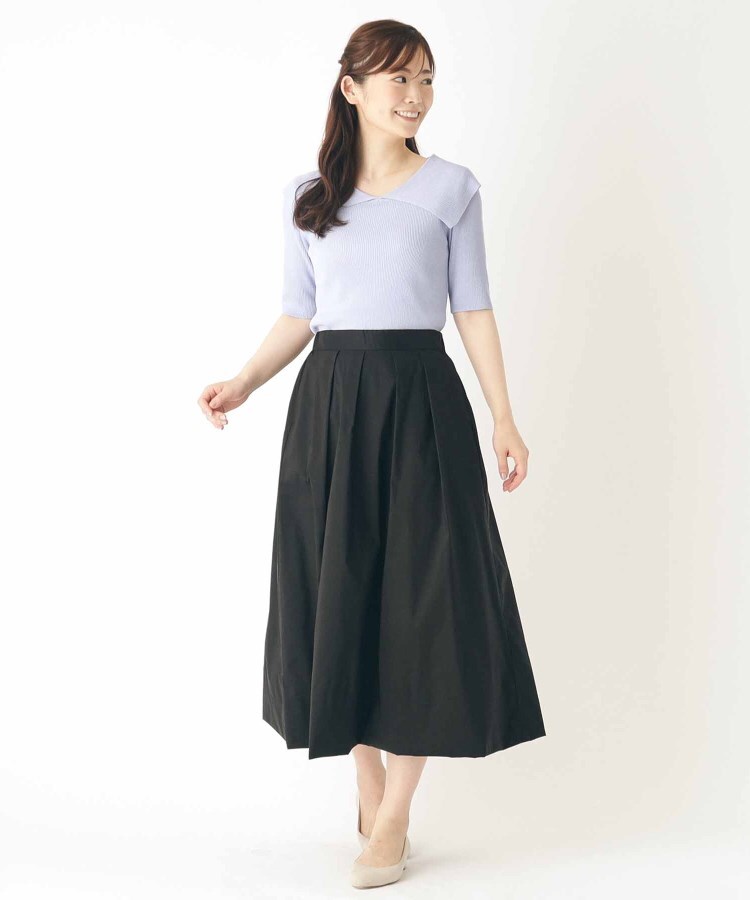 ローラアシュレイ(LAURA ASHLEY)の【洗える/ドライタッチ/ラメ入り】ビッグカラーニット13