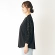 ローラアシュレイ(LAURA ASHLEY)の【コットン100％／羽織りアイテム】レーススリーブブラウス14