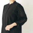 ローラアシュレイ(LAURA ASHLEY)の【コットン100％／羽織りアイテム】レーススリーブブラウス17