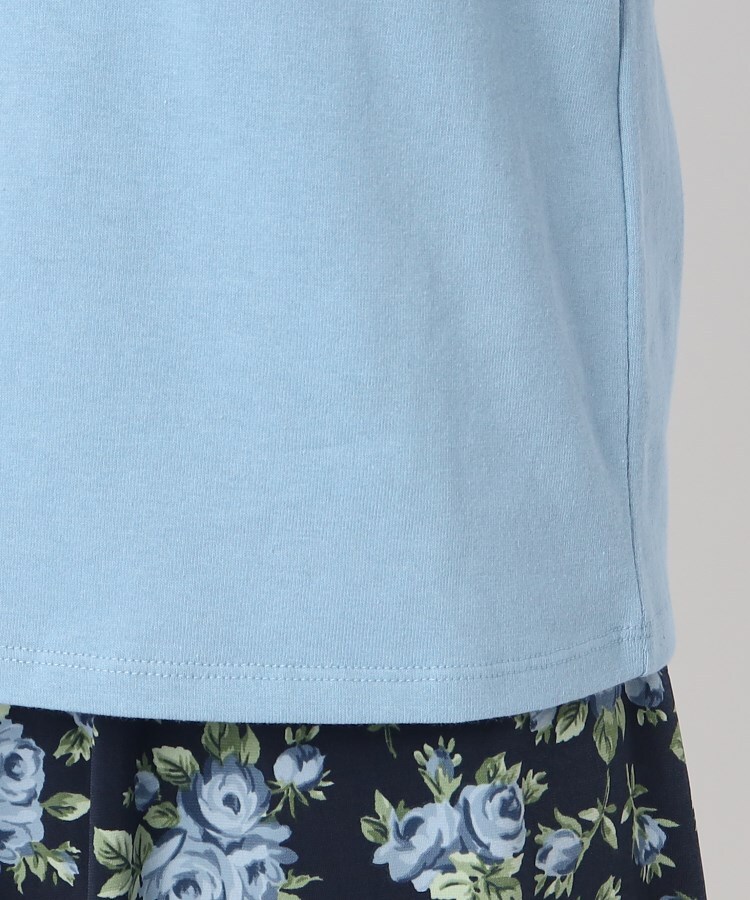 ローラアシュレイ(LAURA ASHLEY)の【2WAY/日本製/6color/WEB限定カラー追加/コットン100％】フリルカラーTシャツ34