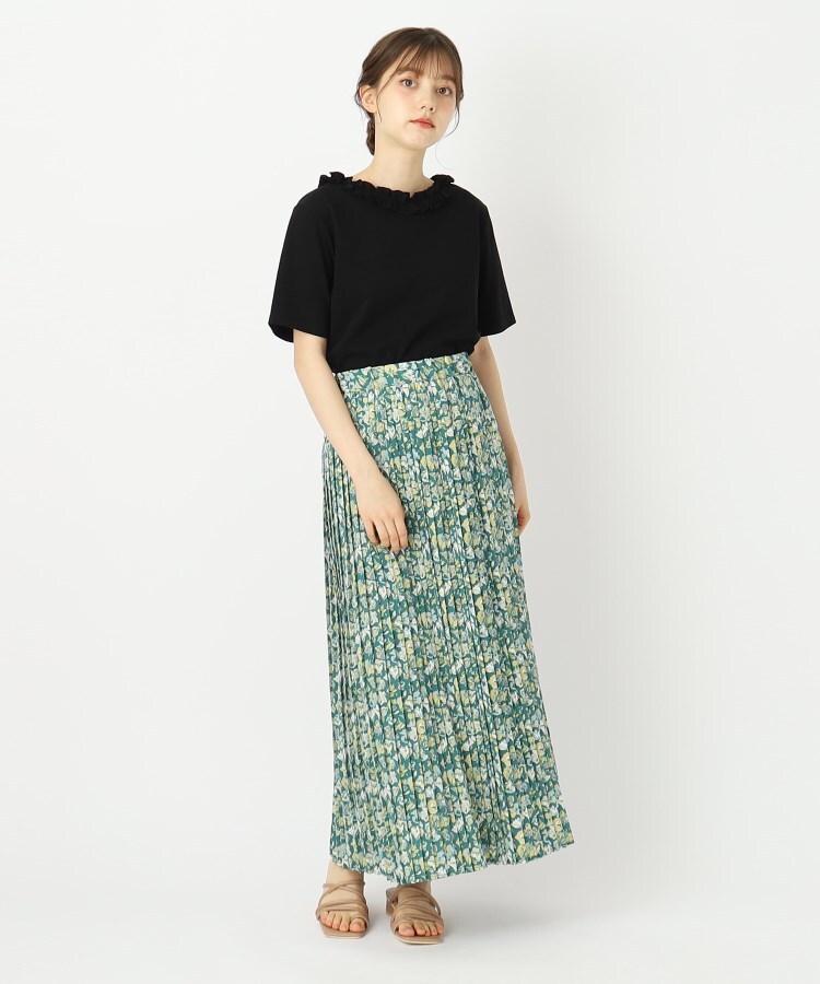 ローラアシュレイ(LAURA ASHLEY)の【2WAY/日本製/6color/WEB限定カラー追加/コットン100％】フリルカラーTシャツ7