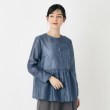 ローラアシュレイ(LAURA ASHLEY)の【大人気につき追加！洗える／シアー／羽織に使える】ペプラムブラウス9