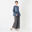 ローラアシュレイ(LAURA ASHLEY)の【大人気につき追加！洗える／シアー／羽織に使える】ペプラムブラウス11