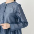 ローラアシュレイ(LAURA ASHLEY)の【大人気につき追加！洗える／シアー／羽織に使える】ペプラムブラウス17