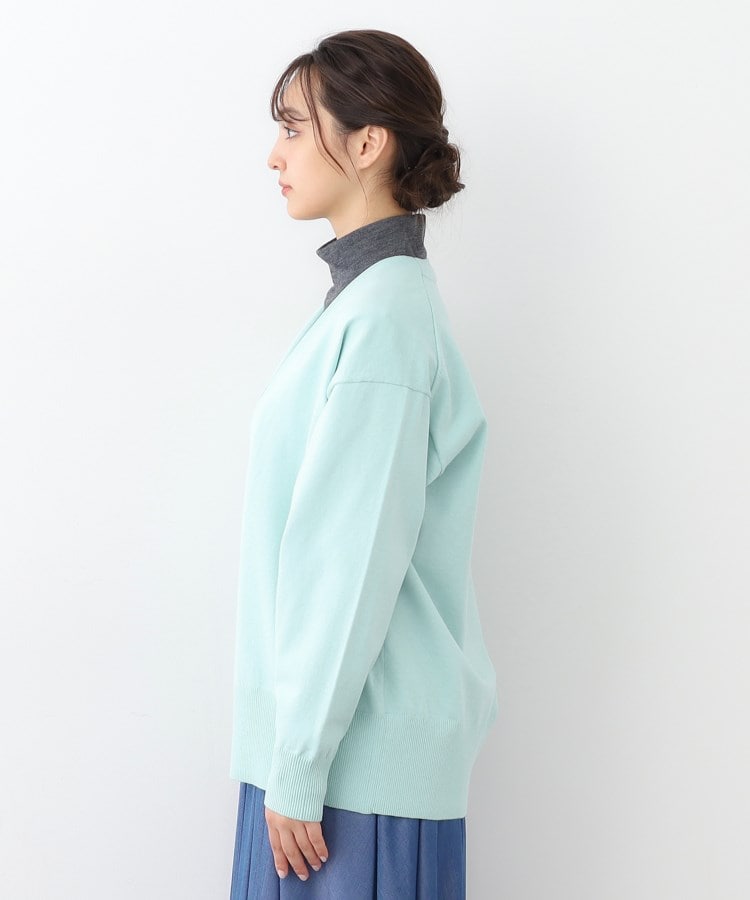 ローラアシュレイ(LAURA ASHLEY)の【ミドル丈】コットンカシミヤ カーディガン14