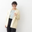 ローラアシュレイ(LAURA ASHLEY)の【ミドル丈】コットンカシミヤ カーディガン オフホワイト(003)