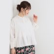 ローラアシュレイ(LAURA ASHLEY)の【コットン100％／羽織に使える】ピンタックフレアブラウス2