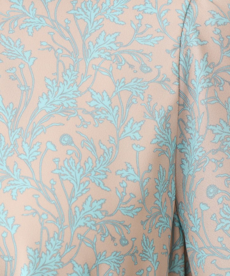 ローラアシュレイ(LAURA ASHLEY)の【ウエストリボン付き】ナンテール柄 シフォンワンピース4