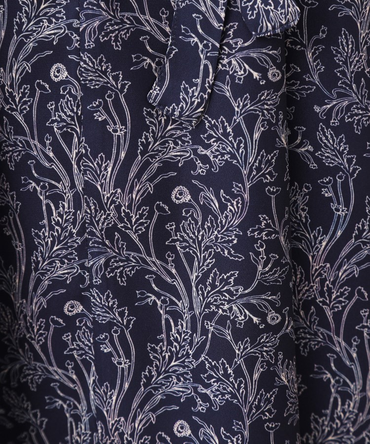 ローラアシュレイ(LAURA ASHLEY)の【ウエストリボン付き】ナンテール柄 シフォンワンピース8