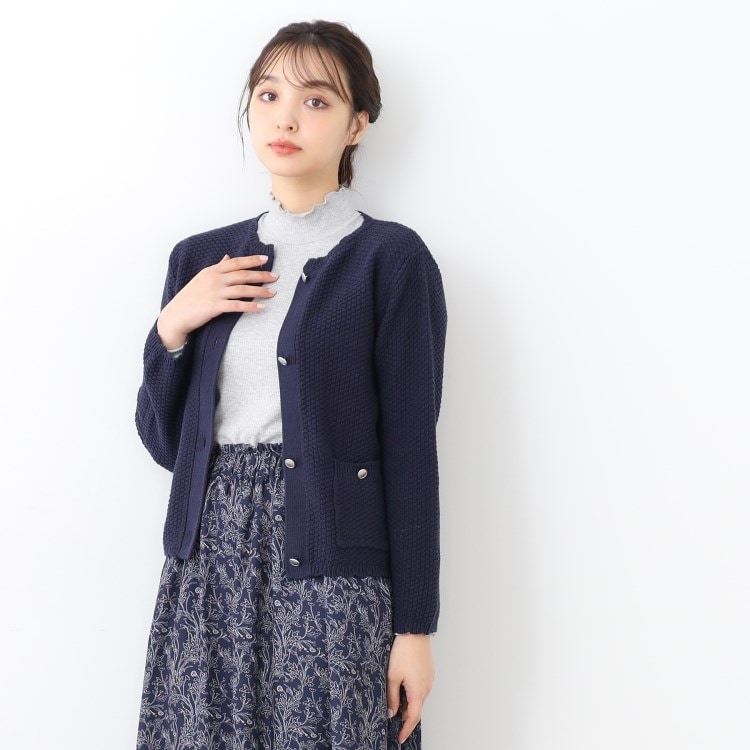 ローラアシュレイ(LAURA ASHLEY)のポップコーンカーディガン カーディガン/ボレロ