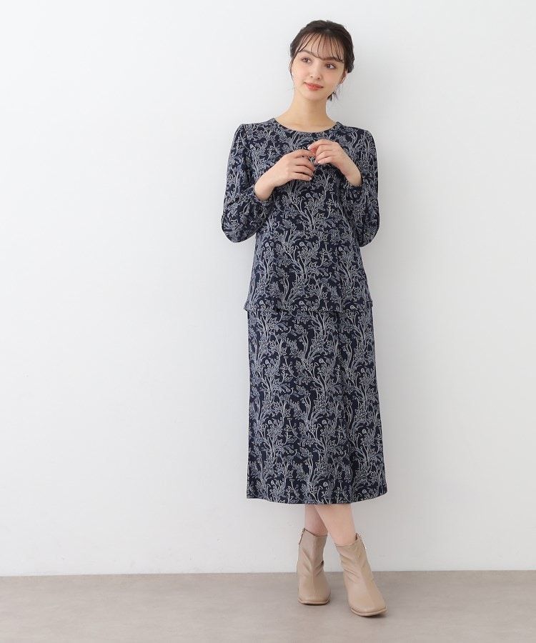 ローラアシュレイ(LAURA ASHLEY)の【ジャージ素材／洗える／同柄アイテムあり】ナンテール柄 スカート7