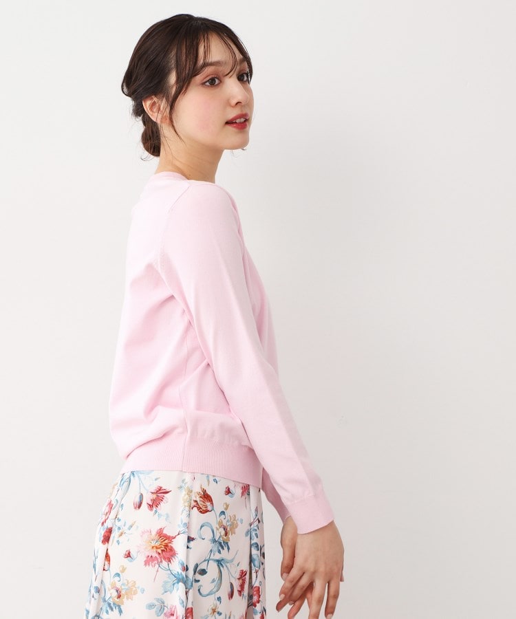 ローラアシュレイ(LAURA ASHLEY)の【同素材アイテムあり】ソフトタッチ 無地カラーニット5