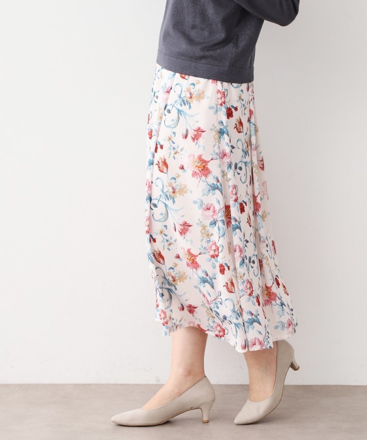 ローラアシュレイ(LAURA ASHLEY)の【洗える／同柄アイテムあり】ローザリンド柄シフォンスカート5