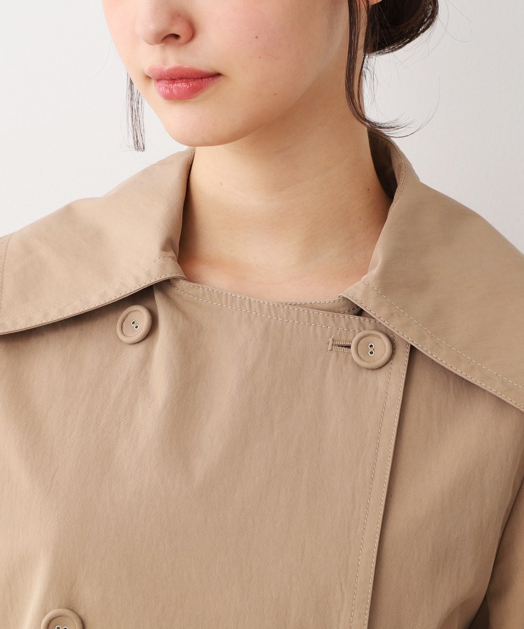 ローラアシュレイ(LAURA ASHLEY)の【襟取外し可／洗える／裏地ローザリンド柄】 ビッグカラーコート17
