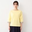ローラアシュレイ(LAURA ASHLEY)の【洗える／コットン100％／同柄アイテムあり】アマイア ディッツィー柄袖見返しプルオーバー13