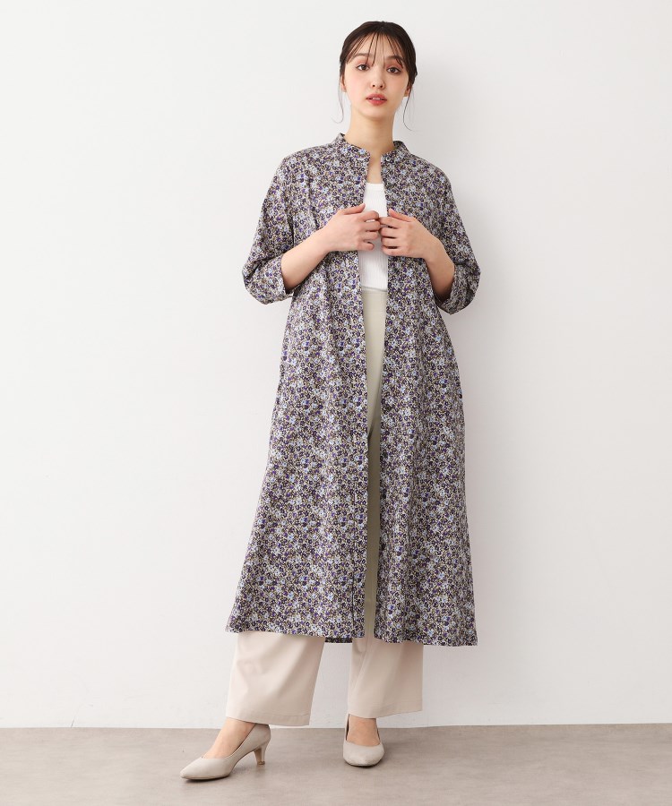ローラアシュレイ(LAURA ASHLEY)の【洗える／コットン100％／同柄アイテムあり】アマイア ディッツィー柄 ワンピース7