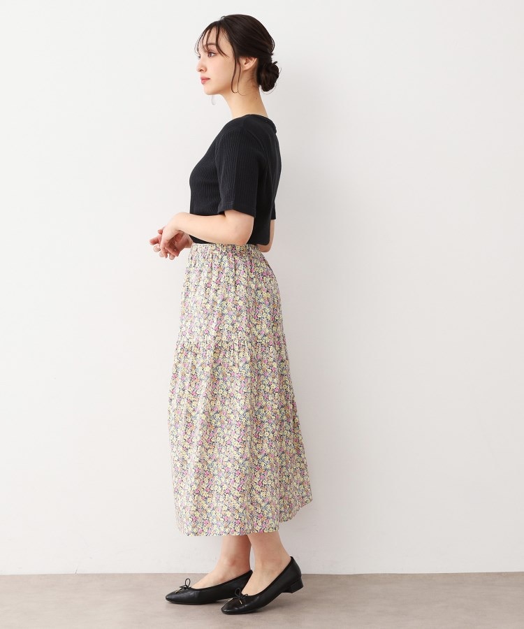 ローラアシュレイ(LAURA ASHLEY)の【洗える／コットン100％／同柄アイテムあり】アマイア ディッツィー柄 スカート3