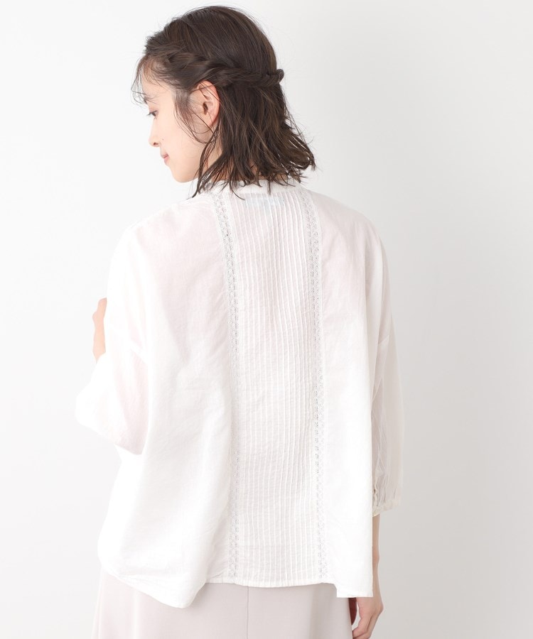 ローラアシュレイ(LAURA ASHLEY)の【七分袖／コットン100％／洗える】リバーレースブラウス2