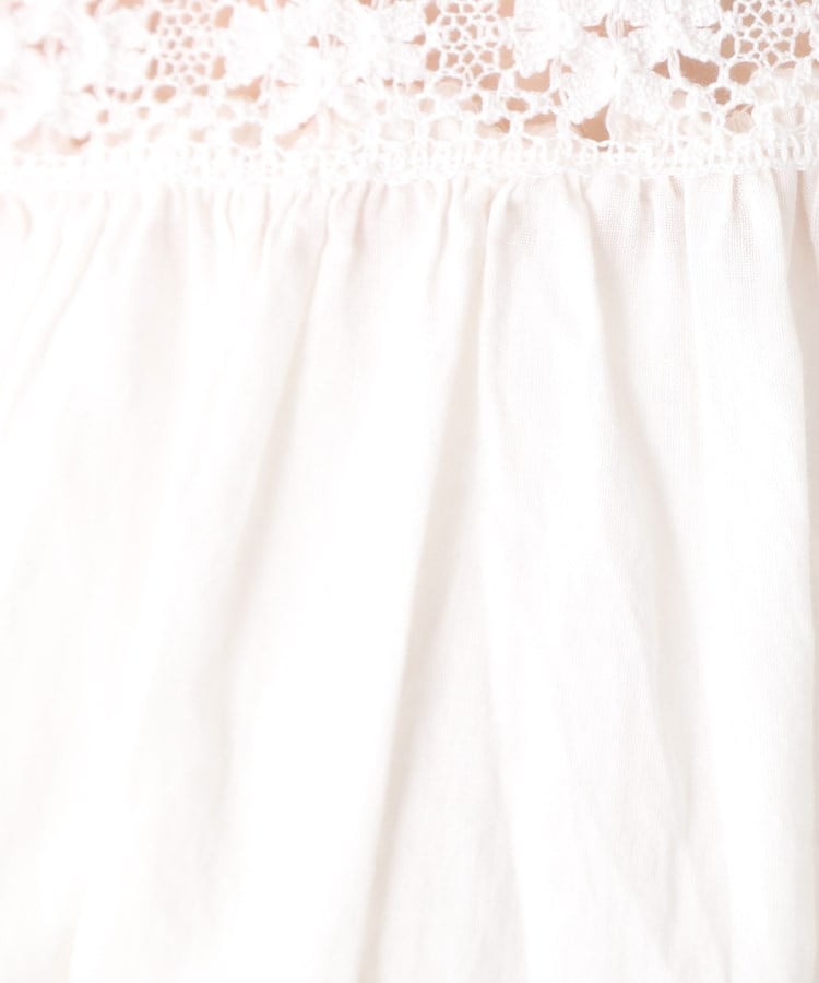 ローラアシュレイ(LAURA ASHLEY)の【七分袖／コットン100％／洗える】リバーレースブラウス4