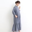 ローラアシュレイ(LAURA ASHLEY)の【コットン100％／羽織に使える／シャンブレー】シャツワンピース1