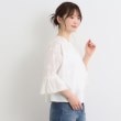ローラアシュレイ(LAURA ASHLEY)の【コットン100％／刺繍入り／羽織に使える】バルビー ブルームス柄 ブラウス2