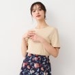 ローラアシュレイ(LAURA ASHLEY)の【洗える／ストレッチ】アイレット ベーシックカットソー ベージュ(052)
