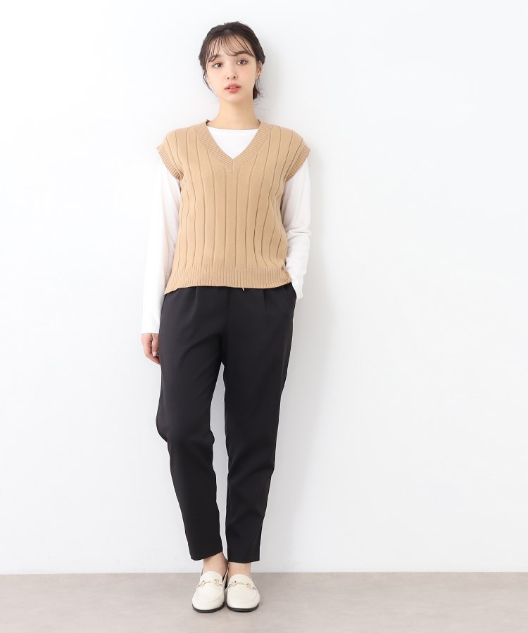 ローラアシュレイ(LAURA ASHLEY)の【ウエストゴム／好評につきカラー追加！】クロップドパンツ3