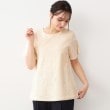 ローラアシュレイ(LAURA ASHLEY)の【人気デザインがアップデート！洗える】身頃レースTシャツ オフホワイト(003)