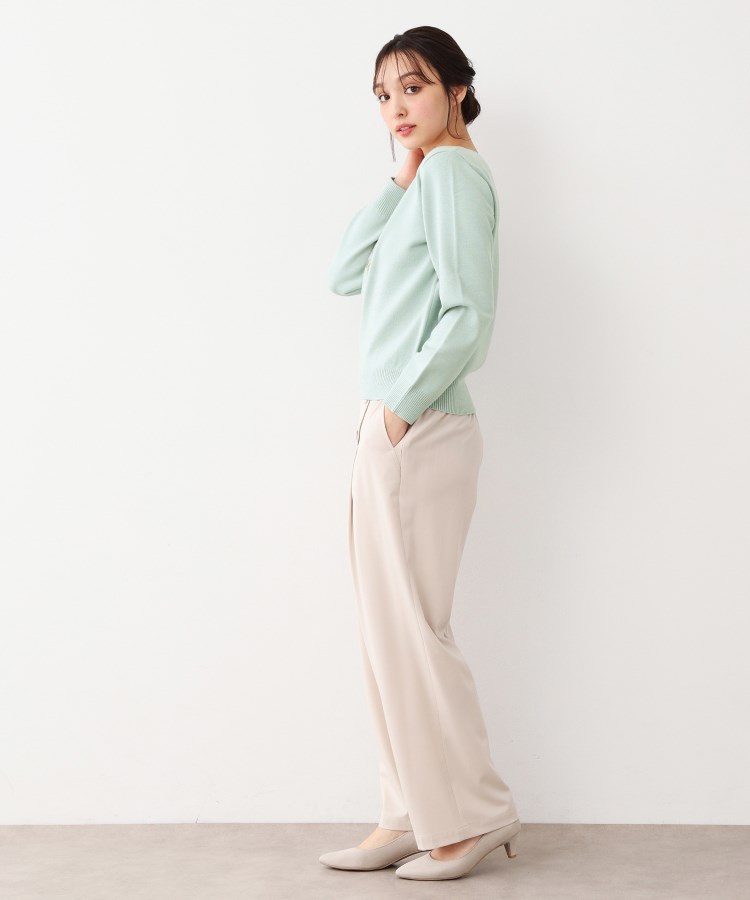 ローラアシュレイ(LAURA ASHLEY)の【ハイゲージ】大判刺繍ニット7