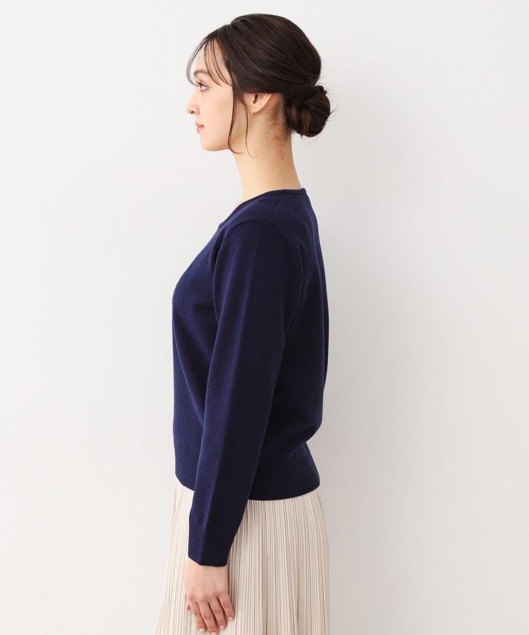 ローラアシュレイ(LAURA ASHLEY)の【ハイゲージ】大判刺繍ニット14